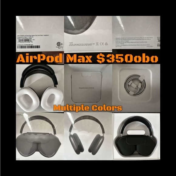 Airpods pro max never used. Asking $350 obo got multiple colors!